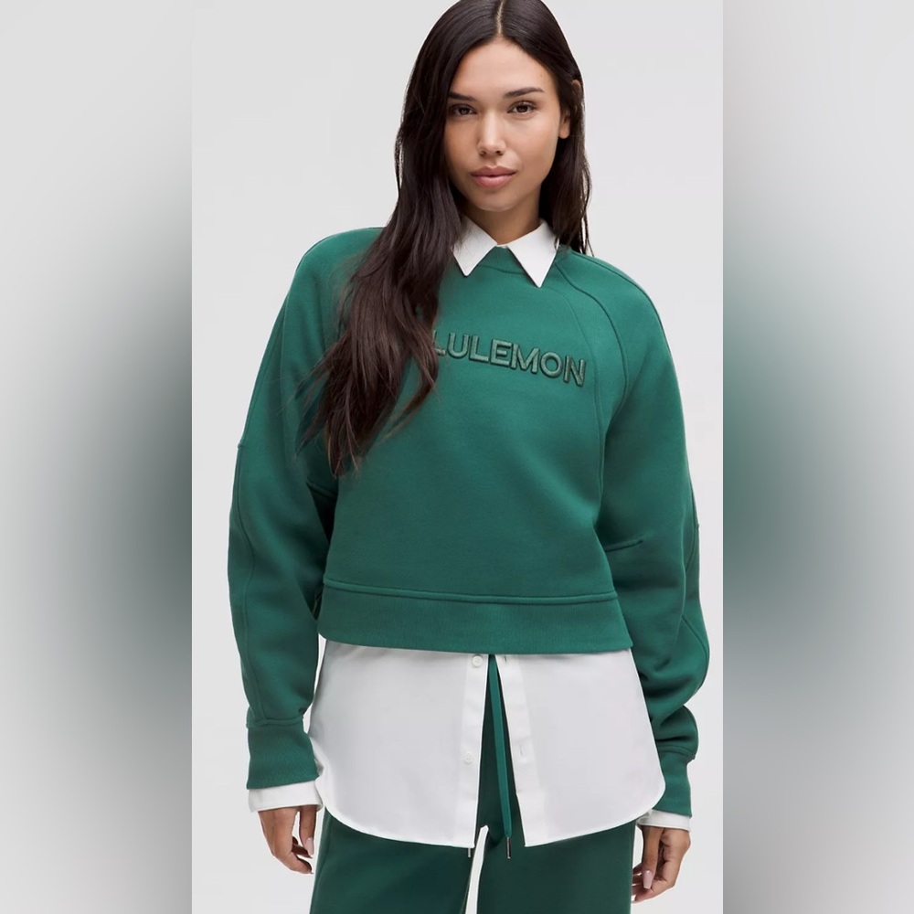 lululemon athletica Green Sweatshirt